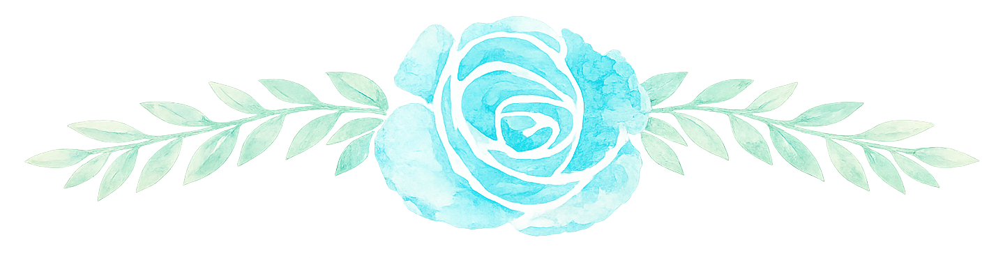 Separador con forma de rosa Separador con forma de rosa